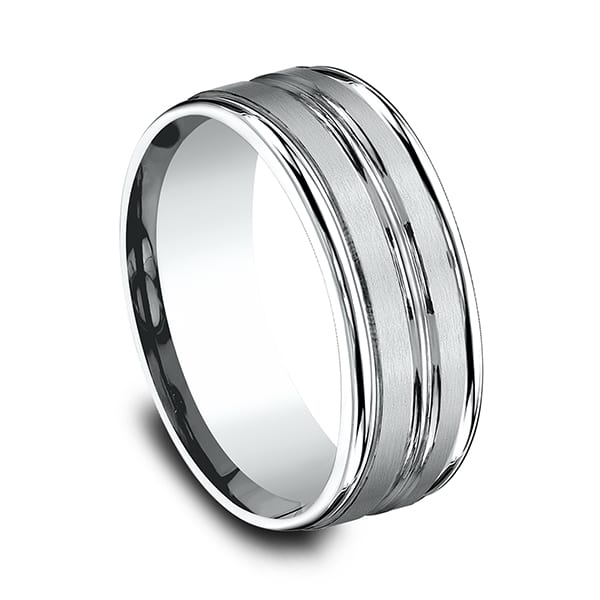Comfort-Fit Design Wedding Band