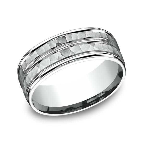 Comfort-Fit Design Wedding Ring