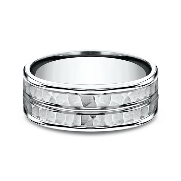 Comfort-Fit Design Wedding Ring