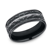 Cobalt Comfort-Fit Design Wedding Band
