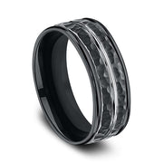 Cobalt Comfort-Fit Design Wedding Band