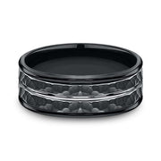 Cobalt Comfort-Fit Design Wedding Band