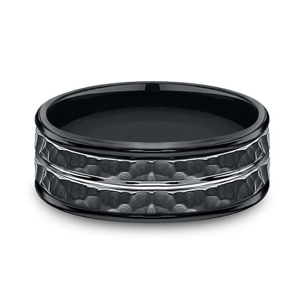 Cobalt Comfort-Fit Design Wedding Band