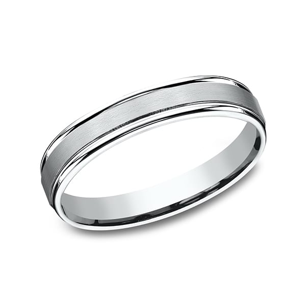 Comfort-Fit Design Wedding Band
