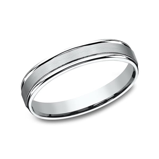 Comfort-Fit Design Wedding Band