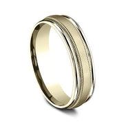 Comfort-Fit Design Wedding Band