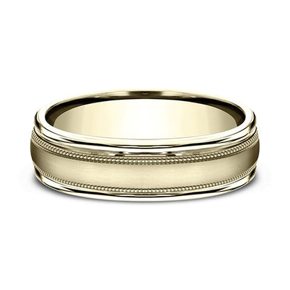 Comfort-Fit Design Wedding Band