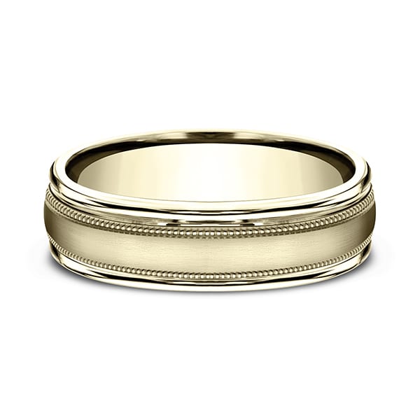 Comfort-Fit Design Wedding Band