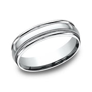 Comfort-Fit Design Wedding Band
