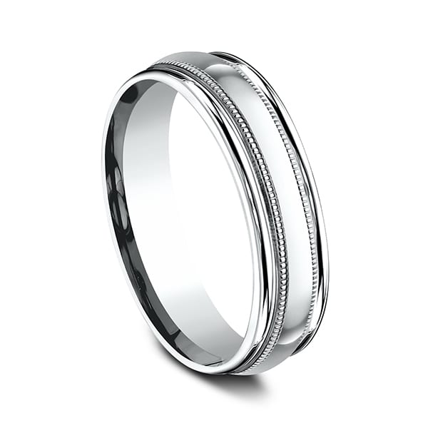 Comfort-Fit Design Wedding Band