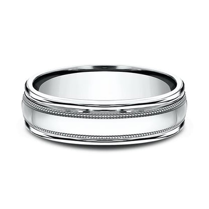 Comfort-Fit Design Wedding Band