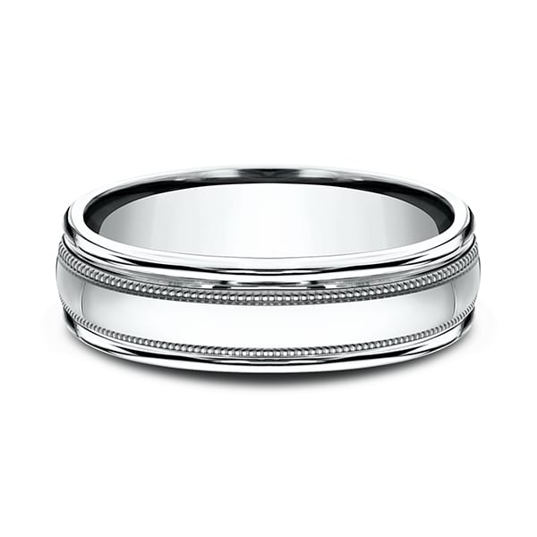 Comfort-Fit Design Wedding Band