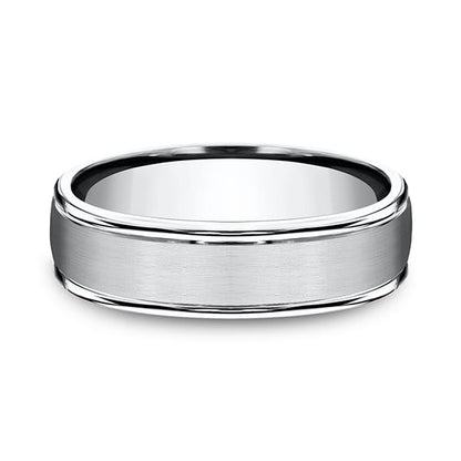 Cobalt Comfort-Fit Design Wedding Band