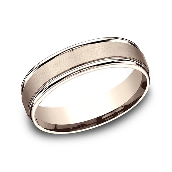 Comfort-Fit Design Wedding Band