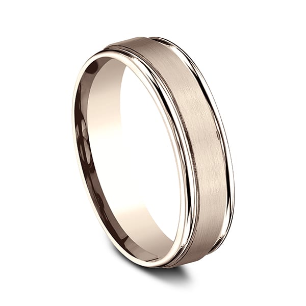 Comfort-Fit Design Wedding Band
