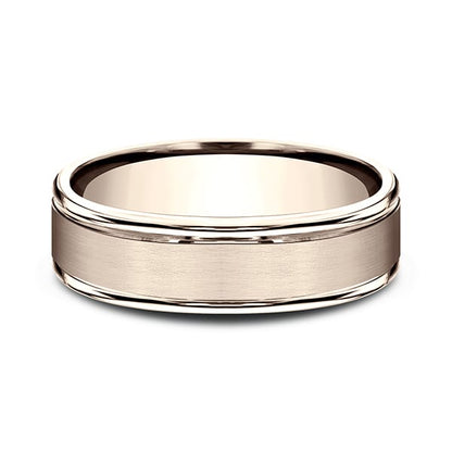 Comfort-Fit Design Wedding Band