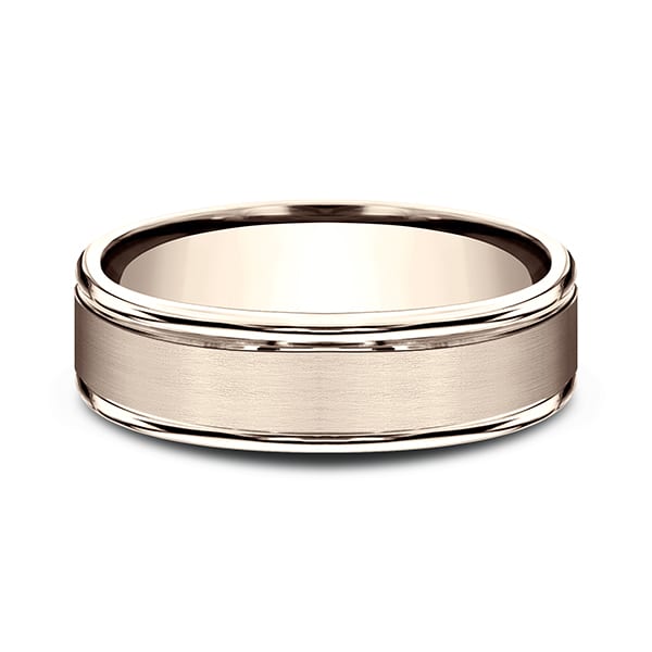 Comfort-Fit Design Wedding Band