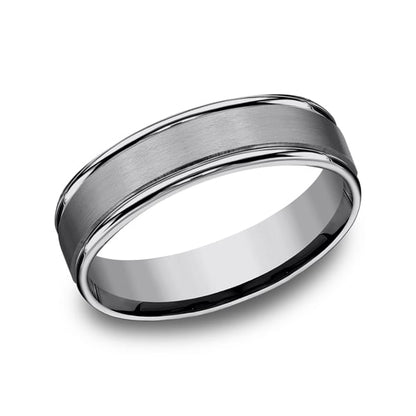 Cobalt Comfort-Fit Design Wedding Band
