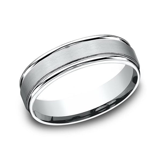 Comfort-Fit Design Wedding Band