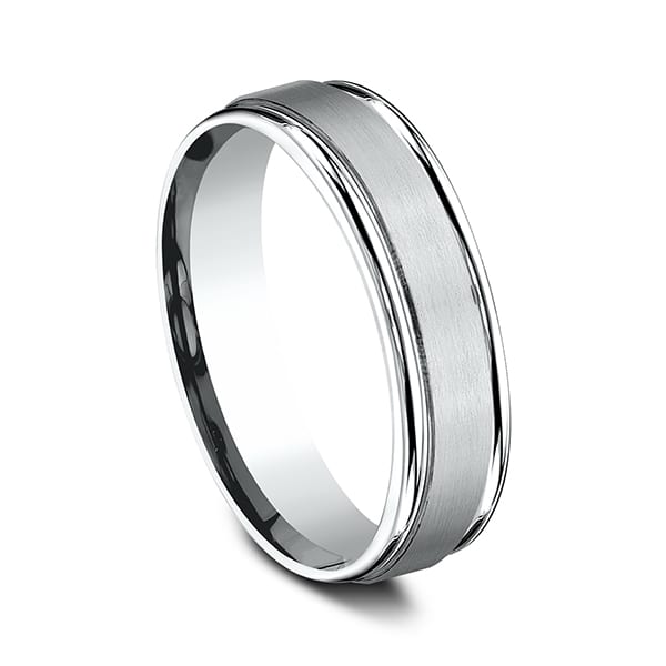 Comfort-Fit Design Wedding Band
