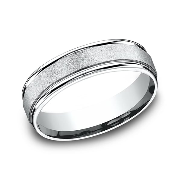 Comfort-Fit Design Wedding Band