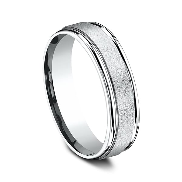 Comfort-Fit Design Wedding Band