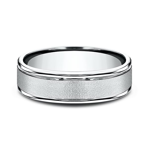 Comfort-Fit Design Wedding Band