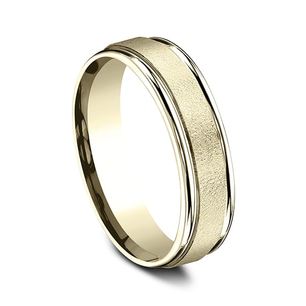 Comfort-Fit Design Wedding Band