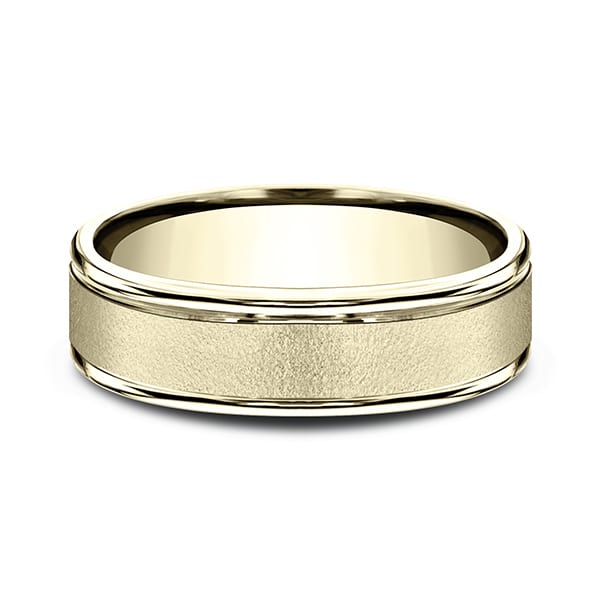 Comfort-Fit Design Wedding Band