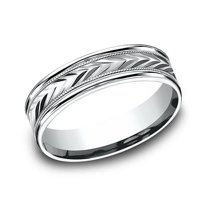 Comfort-Fit Design Wedding Band