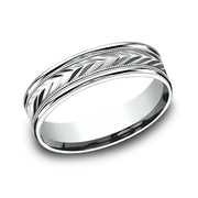 Comfort-Fit Design Wedding Band