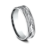 Comfort-Fit Design Wedding Band