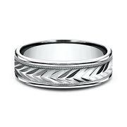 Comfort-Fit Design Wedding Band