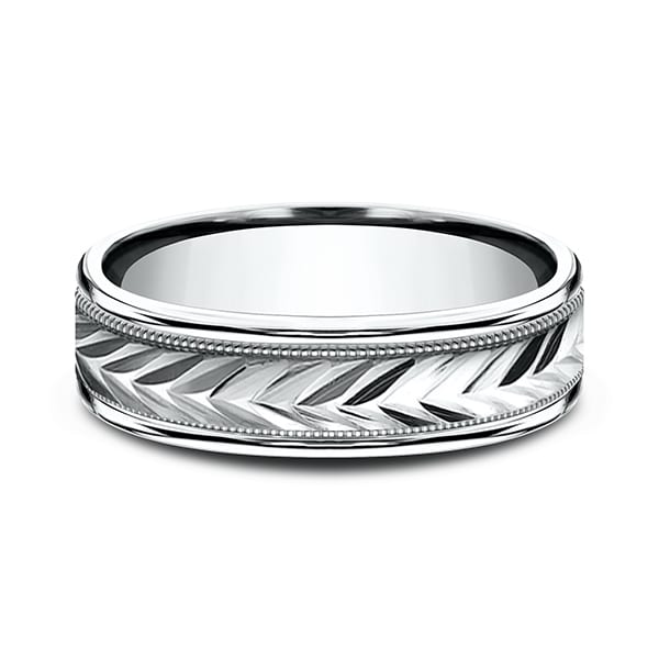 Comfort-Fit Design Wedding Band