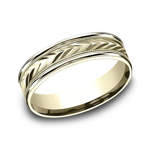 Comfort-Fit Design Wedding Band