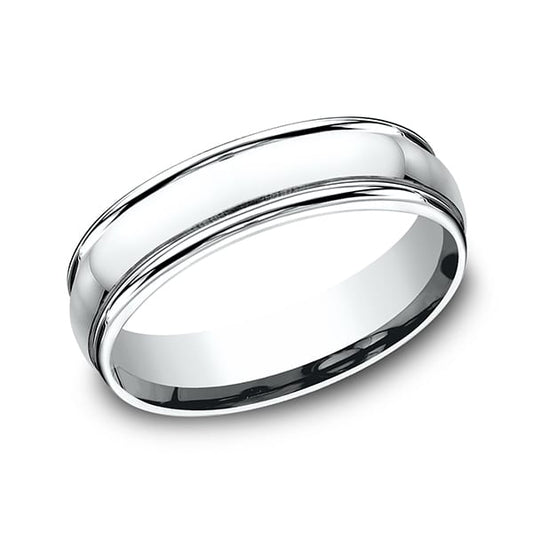 Comfort-Fit Design Wedding Band