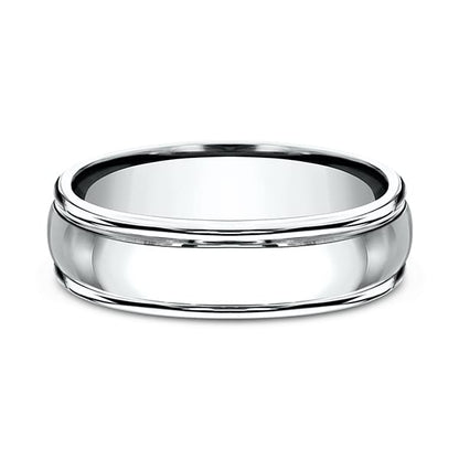 Comfort-Fit Design Wedding Band