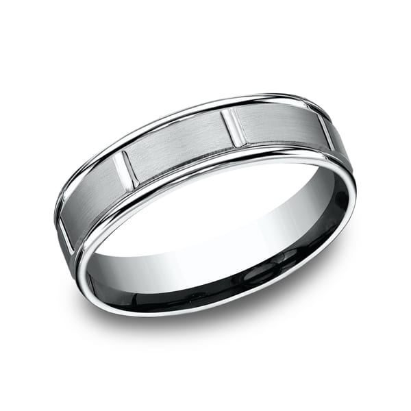 Comfort-Fit Design Wedding Ring