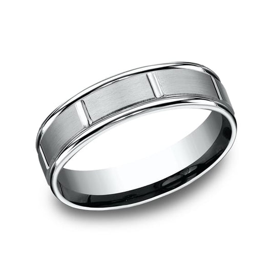 Comfort-Fit Design Wedding Ring