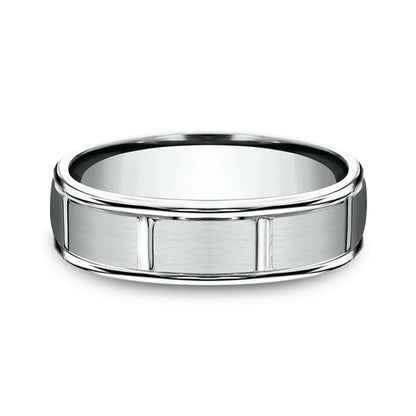 Comfort-Fit Design Wedding Ring