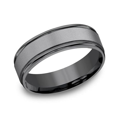 Tantalum Comfort-fit Design Wedding Band