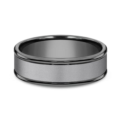 Tantalum Comfort-fit Design Wedding Band