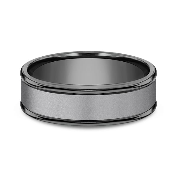 Tantalum Comfort-fit Design Wedding Band
