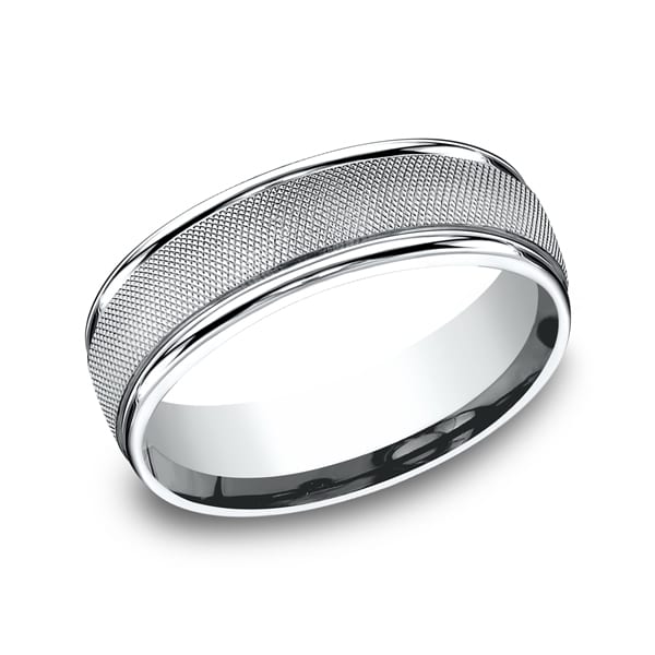 Comfort-Fit Design Wedding Ring