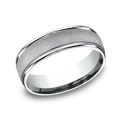 Comfort-Fit Design Wedding Ring