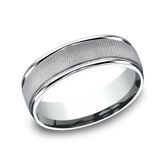 Comfort-Fit Design Wedding Ring