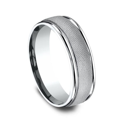 Comfort-Fit Design Wedding Ring