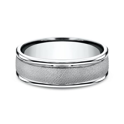 Comfort-Fit Design Wedding Ring