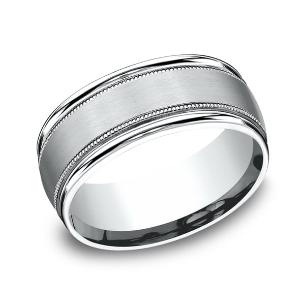 Comfort-Fit Design Wedding Ring