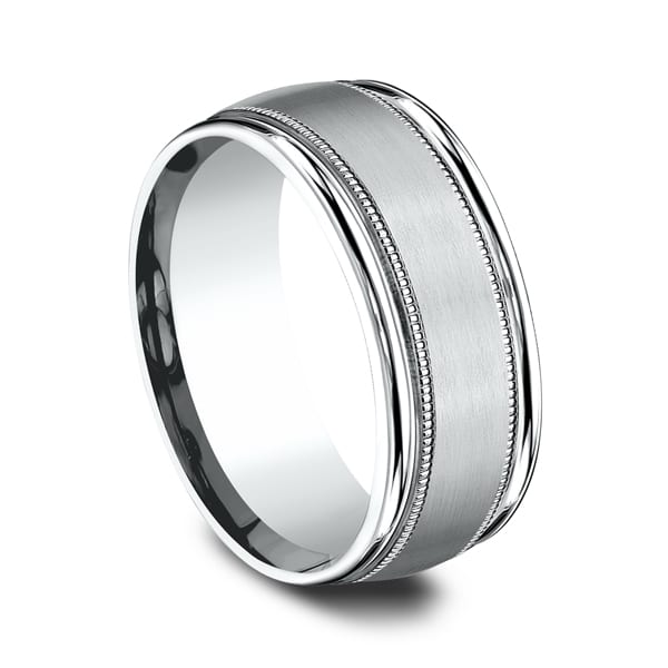 Comfort-Fit Design Wedding Ring